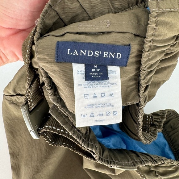 Lands End Women's Nylon Belted Cargo Hiking Shorts Size Medium 10/12 - Picture 6 of 10